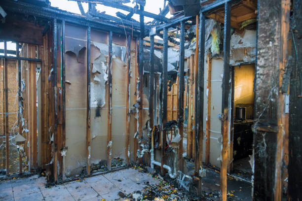 Professional Fire Damage Repair technician working in Waverly, VA